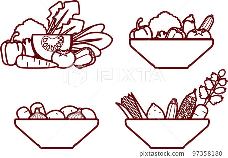 Vegetable set L 97358180