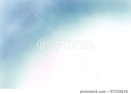 Blue Japanese paper watercolor background 97358676