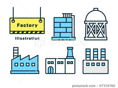 Factory vector illustration material. icon set. 97359760