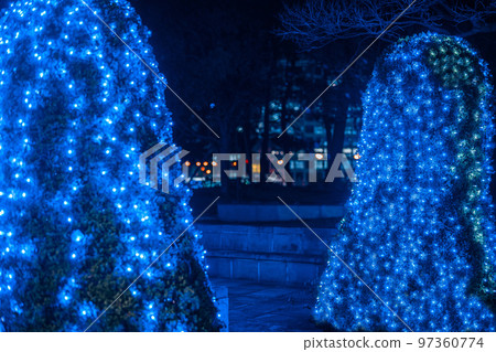 Illuminations in the square around Fukuoka Tower Illuminations in the square around Fukuoka Tower 97360774