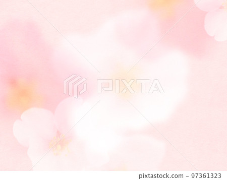 Soft cherry blossom background Soft cherry blossom background 97361323