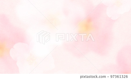 柔和的櫻花背景 97361326
