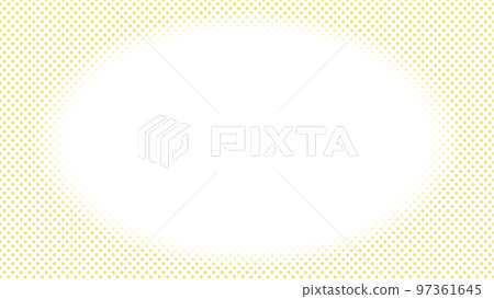 帶空白的圓點框 - 帶自由空間的背景材料 - 16:9 比例 97361645