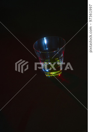 A glass with a suspicious light A glass with a suspicious light 97361997