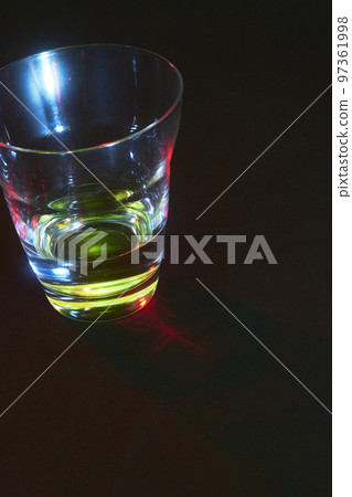 A glass with a suspicious light A glass with a suspicious light 97361998