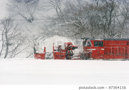 米坂線 Uzen Matsuoka - Isa Territory JR East DD14-317 + DE10-1680 (Nagaoka) Tokusetsu 97364138