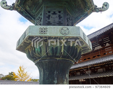 Horyu-ji Temple Saiin Garan Lantern (Horyuji Sannai, Ikaruga-cho, Ikoma-gun, Nara Prefecture) November 2022 Horyu-ji Temple Saiin Garan Lantern (Horyuji Sannai, Ikaruga-cho, Ikoma-gun, Nara Prefecture) November 2022 97364609