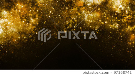 Black and gold sparkling Japanese style background luxury gorgeous Black and gold sparkling Japanese style background luxury gorgeous 97368741