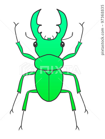 雄鹿甲蟲（綠色） 97368835