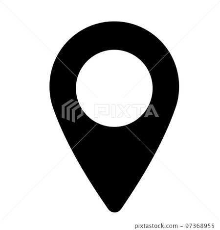 This is an illustration of the current location icon. 97368955