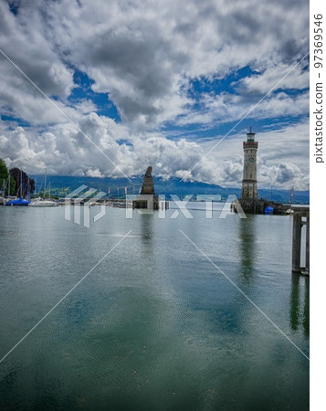 Lindau Summer Lake Constance Germany Lindau Summer Lake Constance Germany 97369546