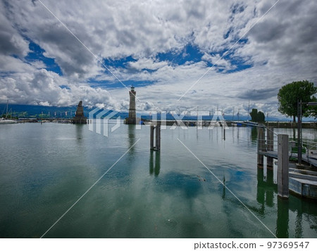 Lindau Summer Lake Constance Germany Lindau Summer Lake Constance Germany 97369547