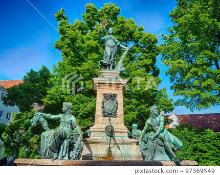 Lindau Summer Lake Constance Germany Lindau Summer Lake Constance Germany 97369549