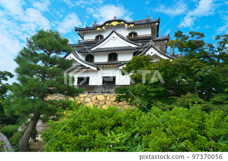 【日本城100強】從滋賀縣彥根市西南部看到的彥根城國寶塔8 【日本城100強】從滋賀縣彥根市西南部看到的彥根城國寶塔8 97370056