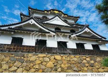 【日本城100強】從滋賀縣彥根市正下方看到的彥根城國寶塔1 【日本城100強】從滋賀縣彥根市正下方看到的彥根城國寶塔1 97370057