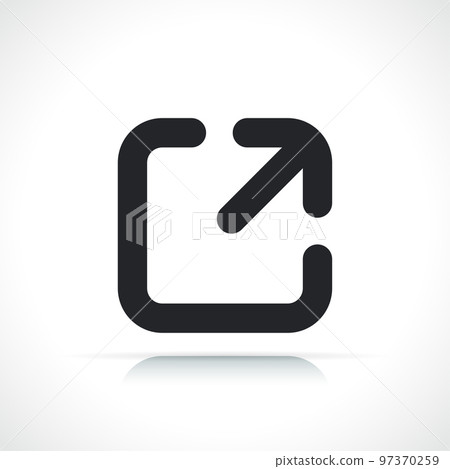 full extend or resize icon 97370259