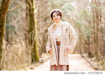 Beautiful Japanese women 97370679