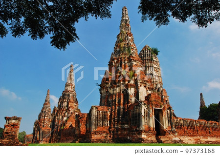 Thailand's World Heritage Site Ayutthaya Ruins 97373168