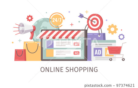 Online Shopping Concept Online Shopping Concept 97374621
