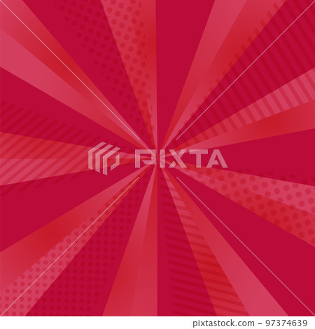 Gorgeous red radiant background material square with a luxurious feel 97374639