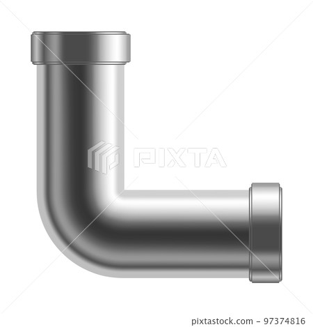 Turn Pipe Realistic Composition 97374816
