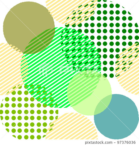 Different shaped circles green pantone seamless pattern, shiny sphere background, modern beautiful wallpaper Different shaped circles green pantone seamless pattern, shiny sphere background, modern beautiful wallpaper 97376036