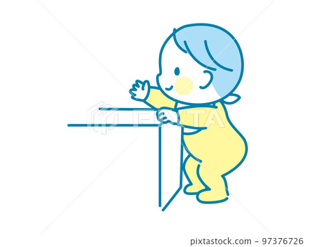 寶寶玩得好的插圖素材 97376726