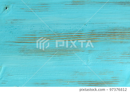 Old grunge wood plank texture background. Vintage blue wooden board. Space for work 97376812