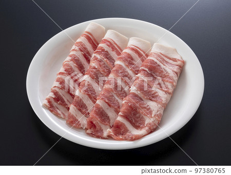 Pork shoulder loin meat 97380765