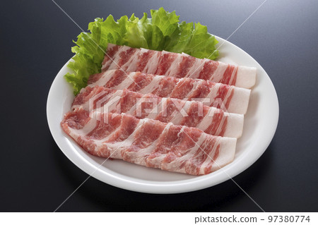 Pork shoulder loin meat Pork shoulder loin meat 97380774