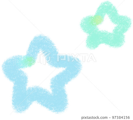 Rainbow line Star illustrations 97384156