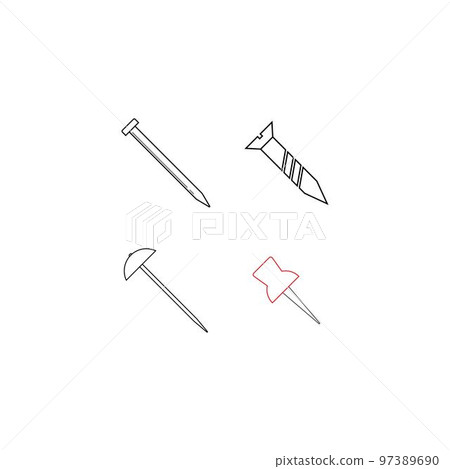 nail icon 97389690