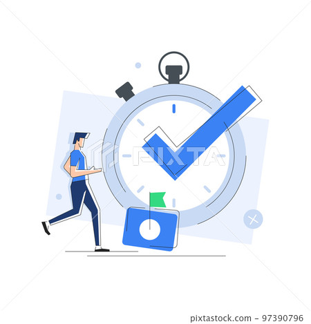 Time management concept planning, organization, working time. Time organization efficiency Time management concept planning, organization, working time. Time organization efficiency 97390796