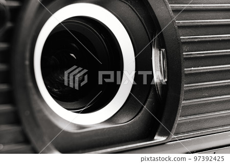 lens of Black Universal Projector for Home and Office.  97392425