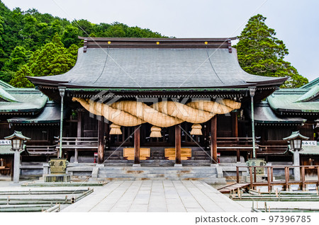 Fukuoka Prefecture Miyajidake Shrine ~ Worship Hall ~ Fukuoka Prefecture Miyajidake Shrine ~ Worship Hall ~ 97396785