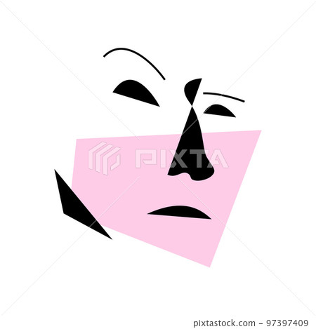 Vector handsome man in unmatched style Vector handsome man in unmatched style 97397409