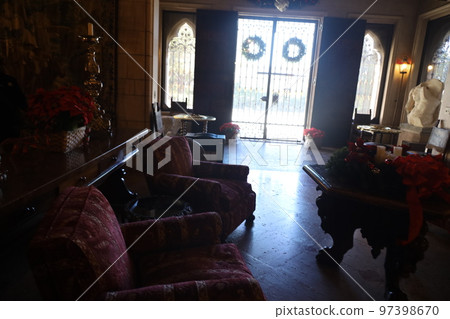 Hearst Castle in San Simeon California. 97398670