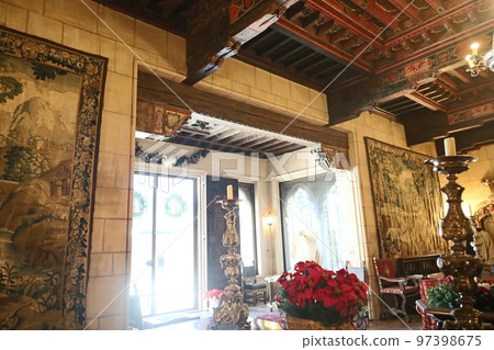 Hearst Castle in San Simeon California. 97398675