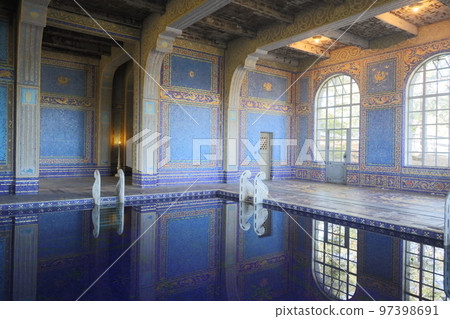 Hearst Castle in San Simeon California. 97398691