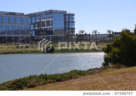 Oyster point beach and marina, Brisbane, California 97398747