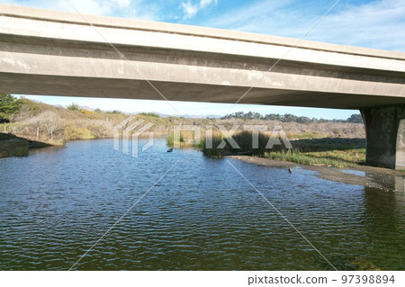 Beaches, marshes and cliffs at San Simeon California Beaches, marshes and cliffs at San Simeon California 97398894