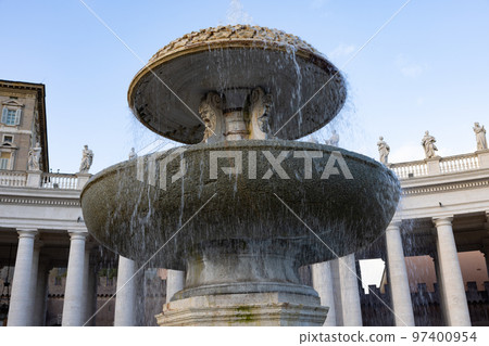 Fountain in St. Peter's Square, Vatican City 97400954