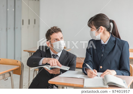 外教戴口罩教學(感染控制) 外教戴口罩教學(感染控制) 97401957