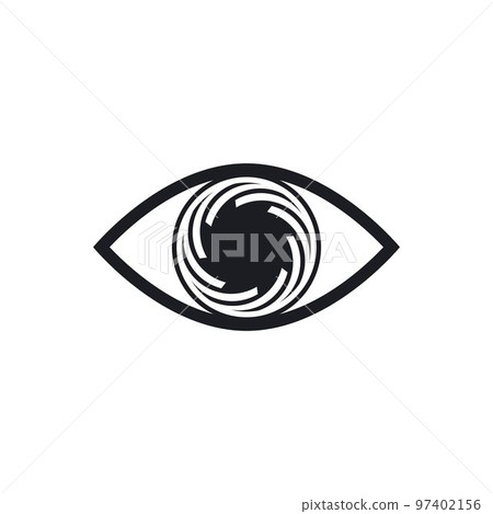 Eye symbol vector illustration design 97402156