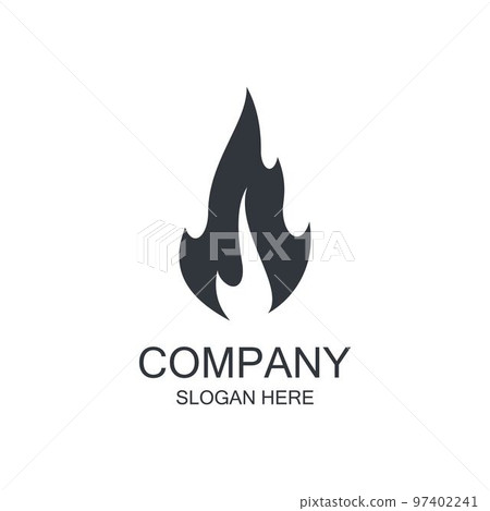 Fire symbol vector icon illustration-插圖素材 [97402241] - PIXTA圖庫