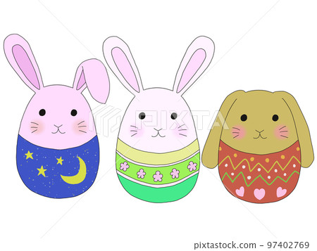 蛋形兔子套裝 97402769