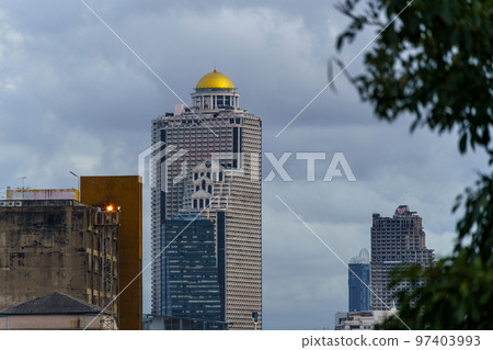 從曼谷華南蓬站附近看到的建築 97403993