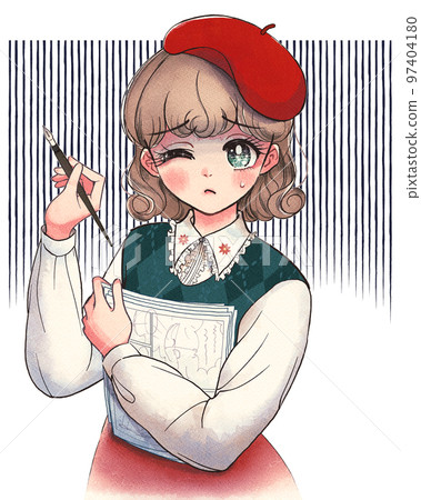 一個陷入復古少女漫畫風格而陷入低谷的年輕漫畫家 一個陷入復古少女漫畫風格而陷入低谷的年輕漫畫家 97404180