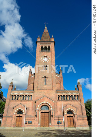 丹麥首都哥本哈根路德教會的美麗景色 丹麥首都哥本哈根路德教會的美麗景色 97405244