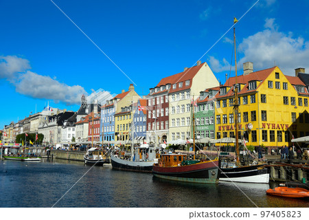 Beautiful scenery of Copenhagen, the capital of Denmark 97405823